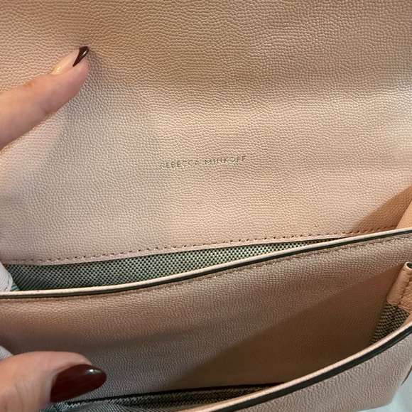 Rebecca Minkoff Blush Crossbody Bag with Chain Strap - Picture 2 of 2